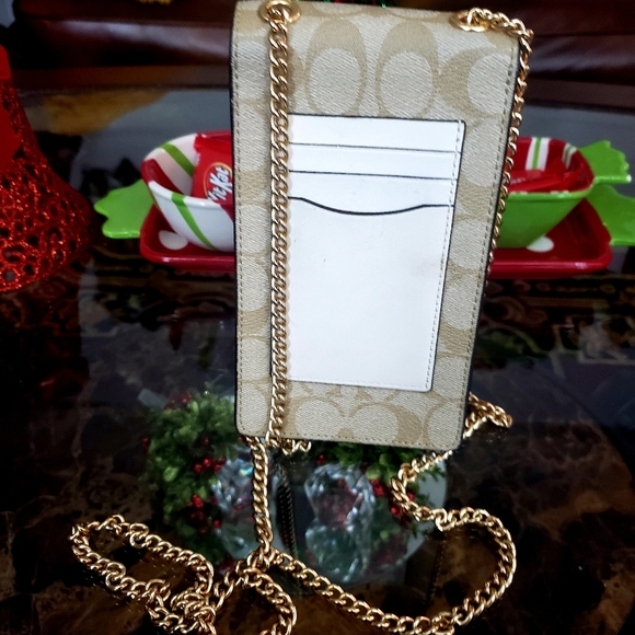 Limited edition Coac Leather Tech Crossbody Wallet - Picture 3 of 4